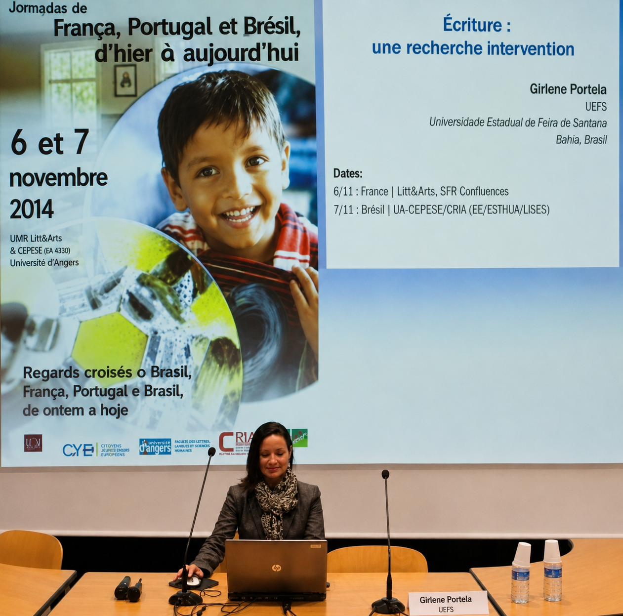 Dra. Girlene em palestra