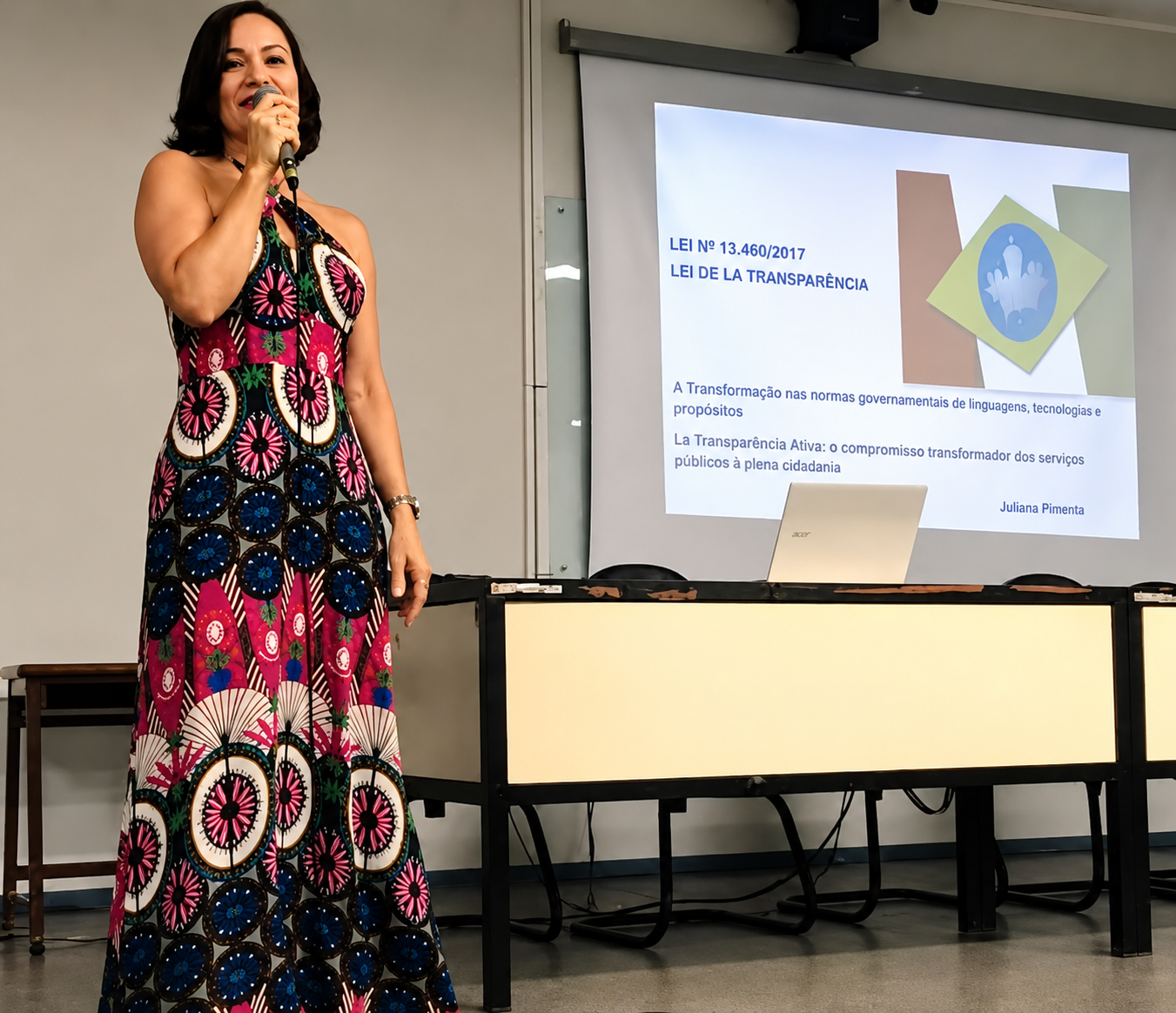 Dra. Girlene em atividade acadêmica